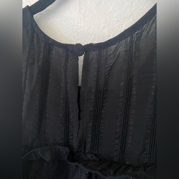 Tiered black boho top - Picture 2 of 3
